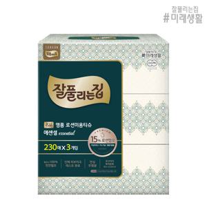 [잘풀리는집] 명품로션티슈 230매X3개