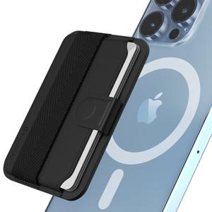 [M풀탭밴드]맥세이프 카드 수납 명함 지갑 탈부착 그립 포켓 거치대 카드 케이스 그립 톡홀더 스트랩 핸드폰 아이폰 갤럭시