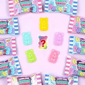 [핑크풋] 곰젤리 랜덤 지우개 뽑기지우개