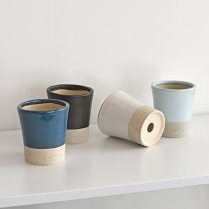 마이플랜트 로자리안 글레이즈 캔디 8호 분갈이 국산 유약 화분 인테리어 토분