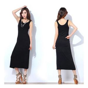 여성나시원피스 1P 여자 민소매 롱 파티 여름 치마