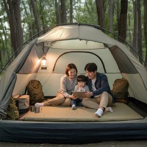 이고진 가보리 자충매트 더블 에어 매트리스 캠핑 차박 방수