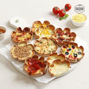 [다신샵] 통밀도우&자연치즈 통밀당 시카고 씬피자 8종 8팩