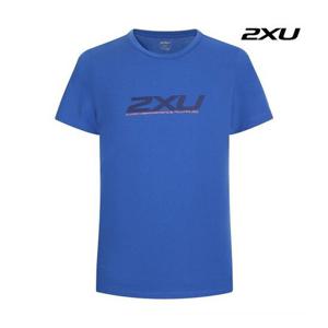 [2XU][2XU] 남성 투타임즈유 반팔 티셔츠_XUM5141RBL