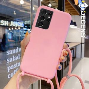 데켄스 갤럭시S23케이스 소프트 목걸이 스트랩 케이스 M720