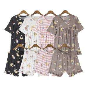 여성잠옷세트 호랑이 1P 레이스 여름 파자마 홈웨어