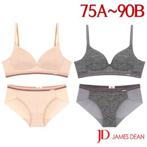 [제임스딘]스포티 아웃밴드 노와이어 몰드브라팬티2종(JDZ001)