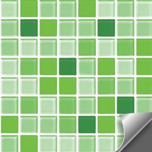 소포장 타일 시트지 P-081 녹타일 (50cmX2m 르네상스)