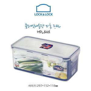 락앤락 클래식 밀폐용기 반찬통 직사각 3.4L HPL848