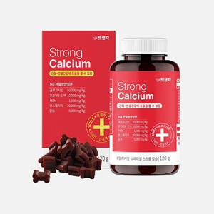 펫생각 데일리케얼 리얼 칼슘 관절 영양제 120g 강아지 건강관리