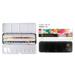 문교 수채화 고체물감 24색