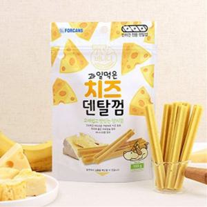 D17 애견 과일먹은 치즈덴탈껌 100g 바나나