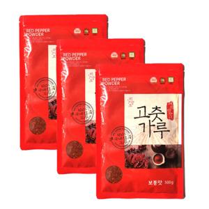 2025년 국산 예천 태양초 고춧가루 보통맛 500g 3봉