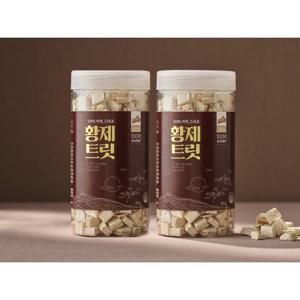 [2개세트] 황제트릿 동결건조 유산균 간식 북어 80g 강아지 간식