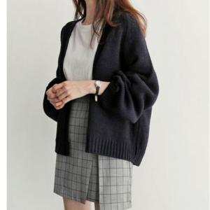 루즈핏가디건 여자 니트 가디건 외투 잠바 가을 자켓 3컬러