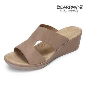 [베어파우] DANIKA 베이지 키높이 여성슬리퍼 K2812005QB-W