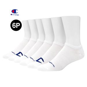챔피온 남성용 로우컷양말 삭스 CH2238 화이트 6족세트
