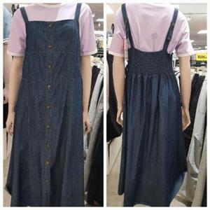 체이스컬트 HC16 여성 데님뷔스티에 원피스 DBRG6171C04