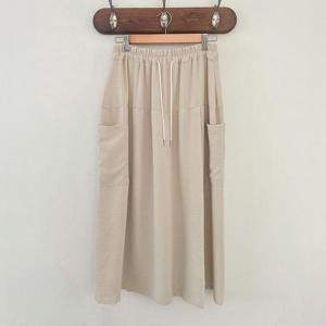아이우먼 코코끈밴딩포켓치마바지 GOS442M407 빅사이즈