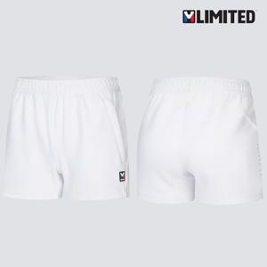 [엠리밋]B_ 3부 반바지 54210 화이트 여성 니트 런닝 운동