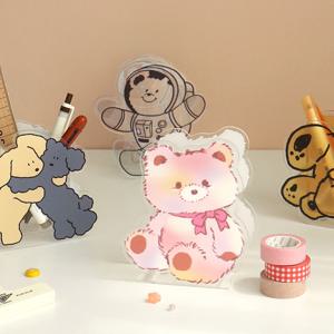 프렌즈 아크릴 펜꽂이 다용도 책상 수납 정리 홀더