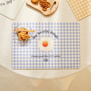 [모던하우스] 스윗 레더룩 사각식탁매트 에그