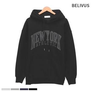 [빌리버스]빌리버스 남자 후드티 긴팔 면 로고 티셔츠 BRV120