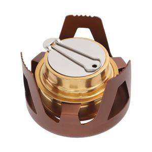 알콜스토브 굿캠프 알코올 스토브 브라운 고체연료 화로 미니