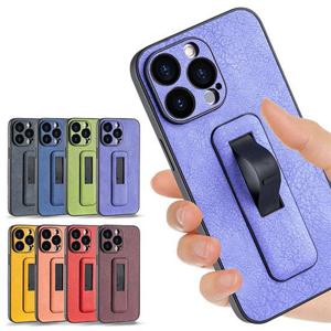 아이폰16 플러스 프로 맥스 가죽풀커버 핑거스트랩 거치대케이스