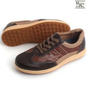 [멜팅브라운] 남성 단화 운동화 남성 소가죽 스니커즈 D018