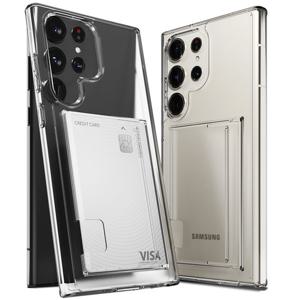 신지모루 갤럭시 S23 울트라 에어클로 카드 플러스 투명 케이스