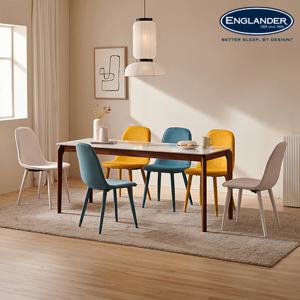 올리브 통세라믹 원목 6인용 식탁(의자6)