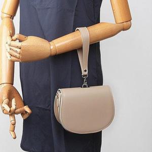 [프롬슈] 탑고리 미니 반달백 크로스 여성클러치백