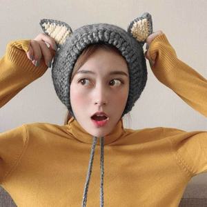 니트귀도리 귀덮개 겨울귀도리 귀도리모자 보드귀마개