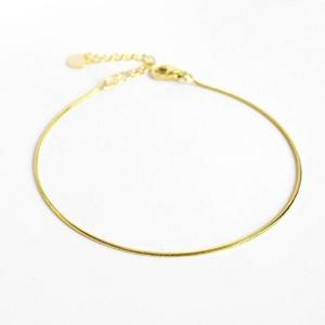 레이어드 체인 실버925 골드 실팔찌