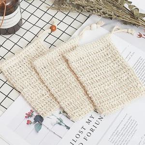 천연면 비누망 거품망 제로웨이스트 [버블 망 샴푸바 보관 주머니]