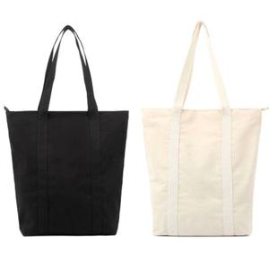 55_49 무지 면 캔버스백 빅숄더백 학생 여성 보조가방