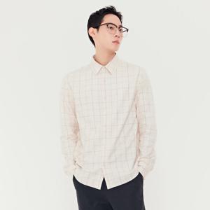 남성 모던 윈도우 체크 셔츠-BERK5412B05