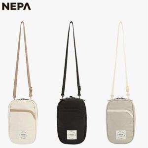 [네파 (행사)]남여 공용 리웜 파우치 퀼팅 크로스백 핸드폰 가방 7JE7528