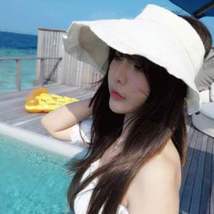 여자 여름 린넨모자 바다 여행 필수 파나마햇 돌돌이