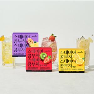 아로마빌 스테비아 콤부차 30스틱 (레몬/딸기키위/파인애플패션후르츠)