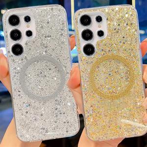 갤럭시노트20 울트라 맥세이프 럭셔리글리터 펄 심플 젤리케이스