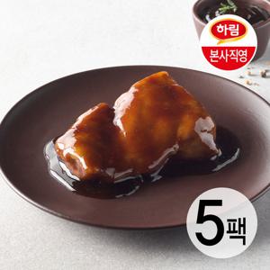 하림이닭 소스 잘 먹은 닭다리살 갈비맛 100g 5팩