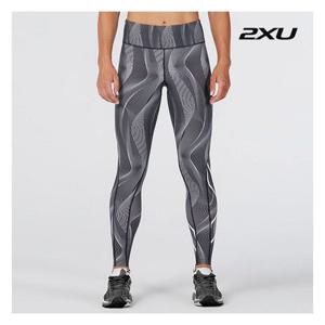 [2XU][2XU] 여성 미드라이즈 프린트 컴프레션 레깅스_XUMD262WVW