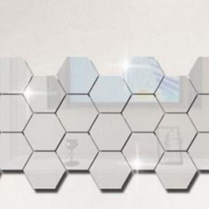 실버 소 육각 거울 안전거울 아크릴거울 붙이는거울