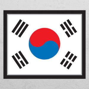 아트박스/꾸밈 ck808-태극기_창문그림액자