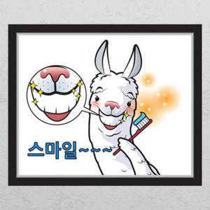 아트박스/꾸밈 co062-뮤럴시트 병원시리즈_깔끔한 치아_창문그림