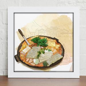 아트박스/꾸밈 ix176-먹거리_국물이좋아_인테리어액자