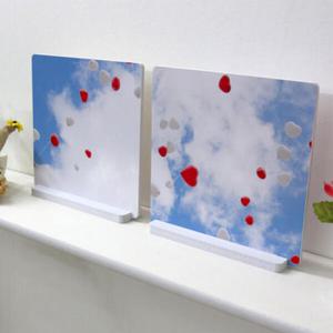 아트박스/꾸밈 ci715-스탠드액자2P_하트풍선하늘