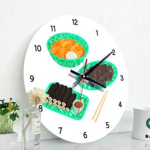 아트박스/꾸밈 ia521-음식점시계(떡볶이순대김밥)